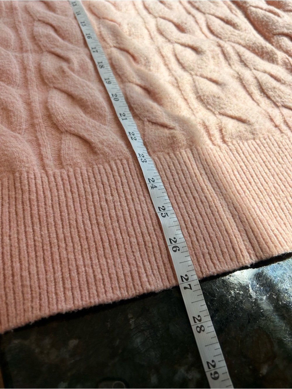 Aerie Unreal Cable Crew Sweater. Oversized. Slouchy. Dusty pink. Cozy. Lounge. M - Picture 8 of 9